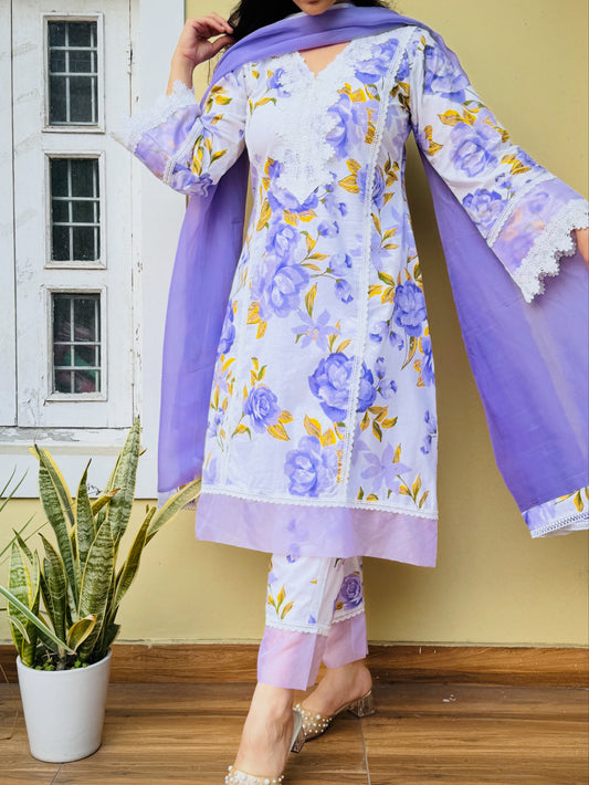 Emaya Lavender Suit Set