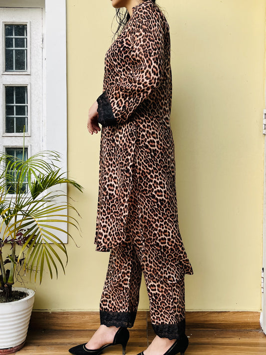 Leopard Print Coord Set