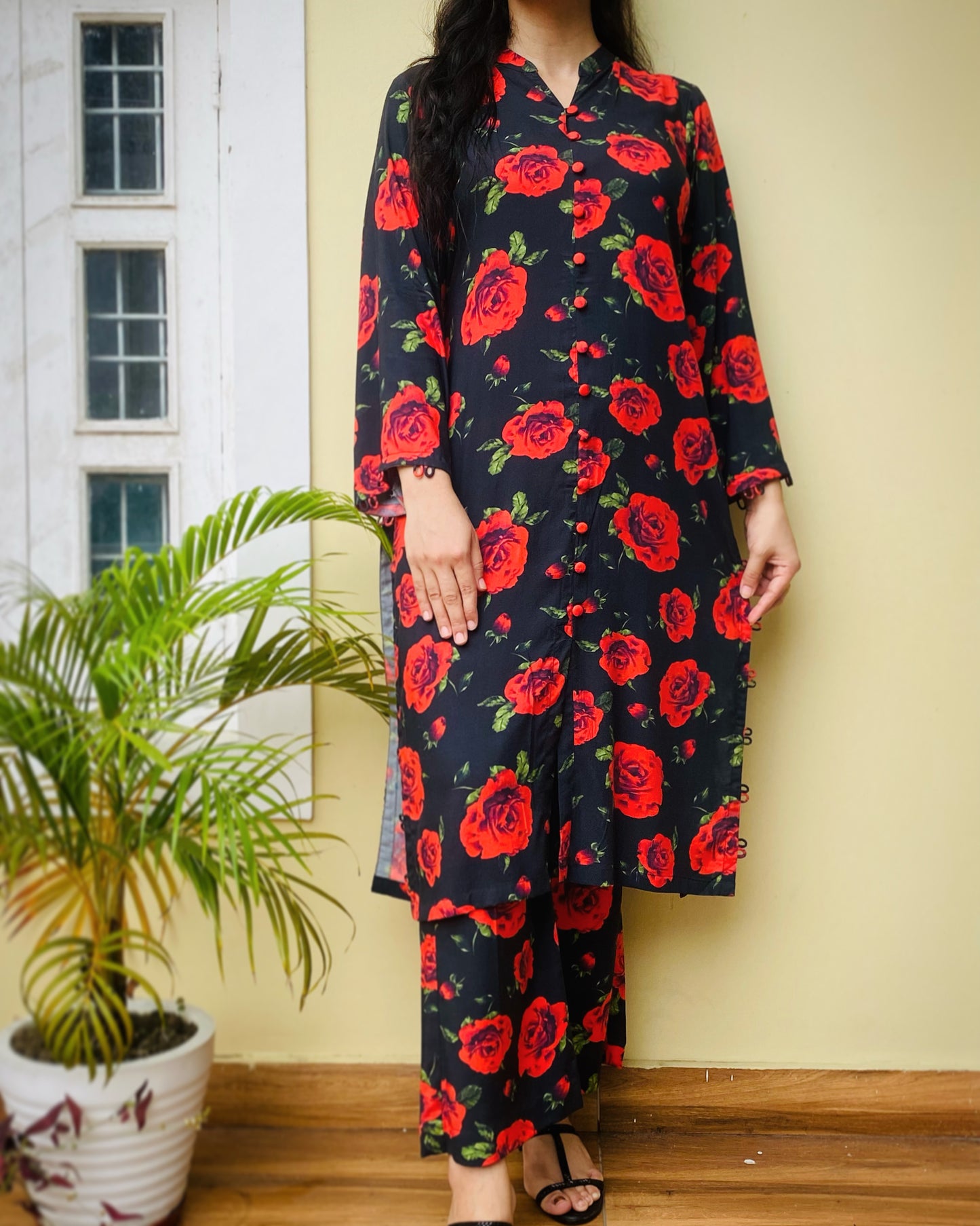 Rose Print Coord Set