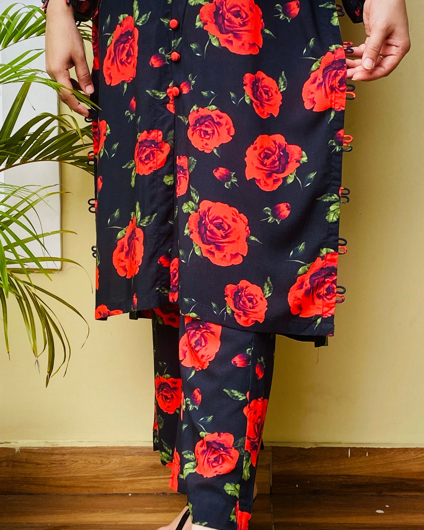 Rose Print Coord Set