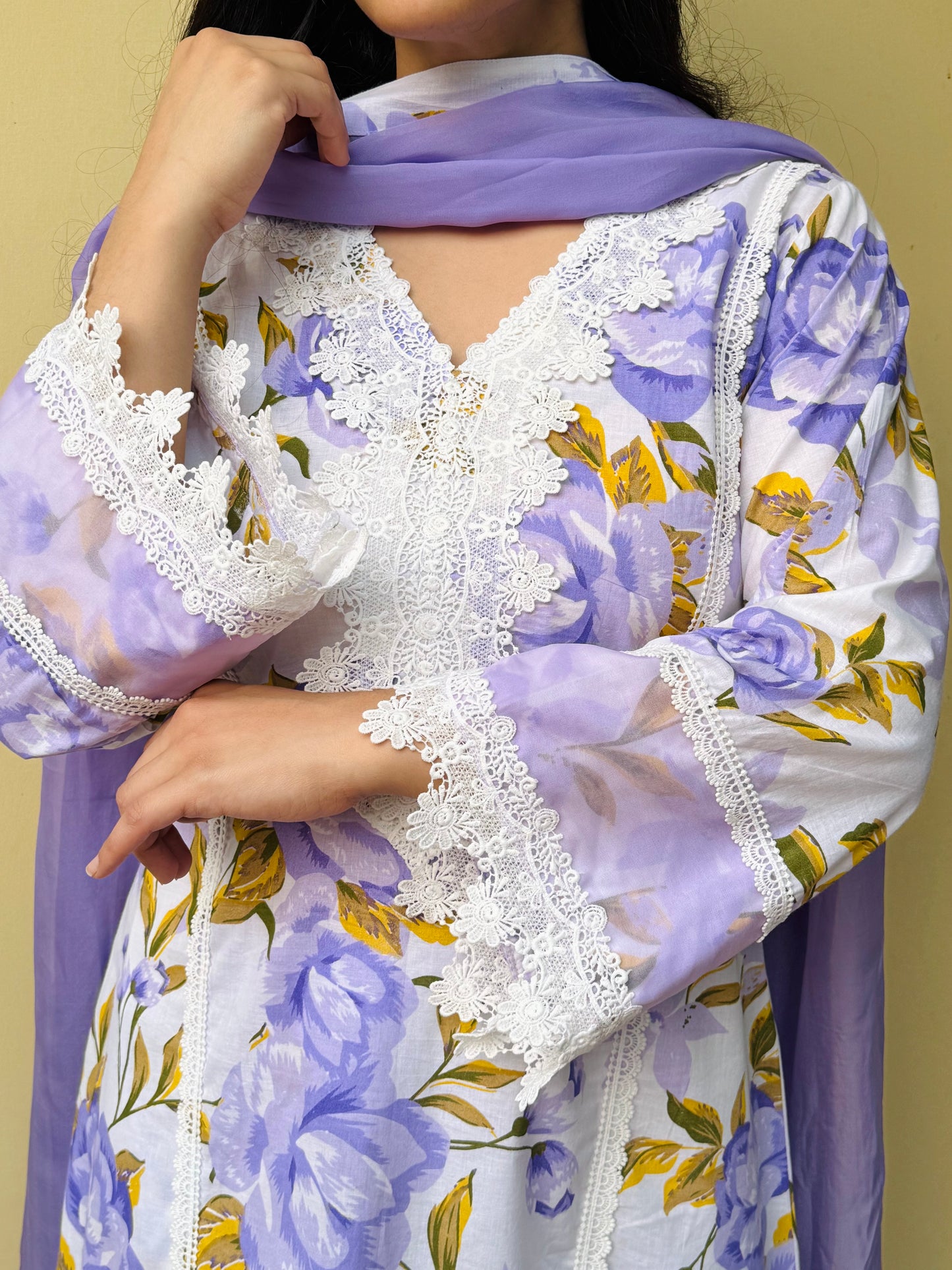 Emaya Lavender Suit Set